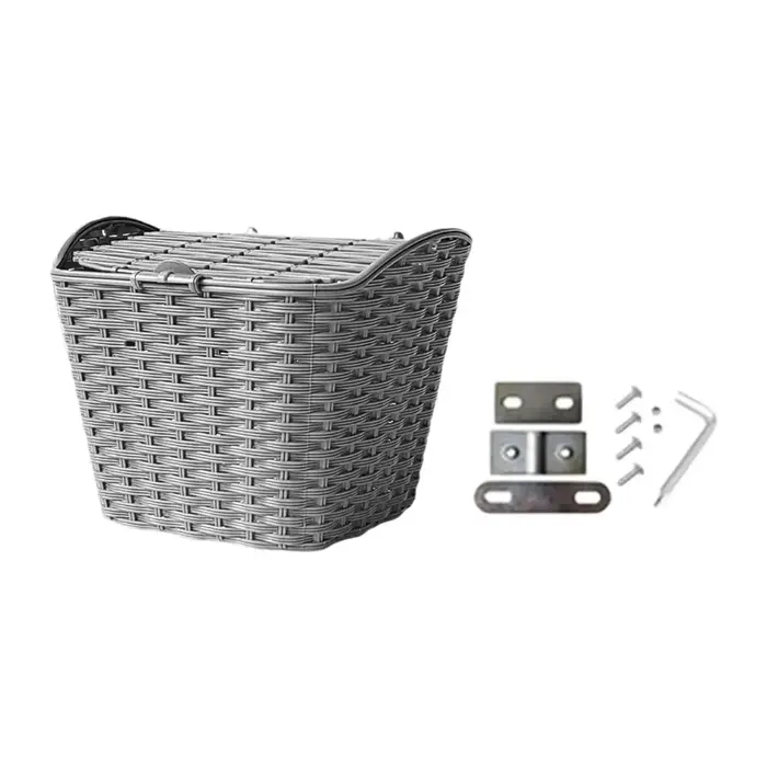 Panier suspendu de vélo avec couvercle