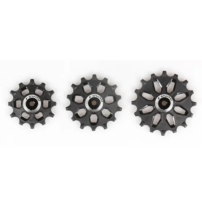 FOVNO 12T 14T 16T jeu de poulies de dérailleur arrière Support de roue de guidage à dents larges et 