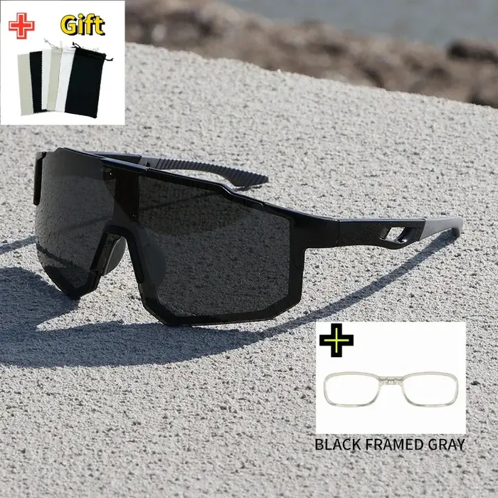 Lunettes de cyclisme lunettes de myopie homme Prescription personnalisée lunettes de soleil polarisé