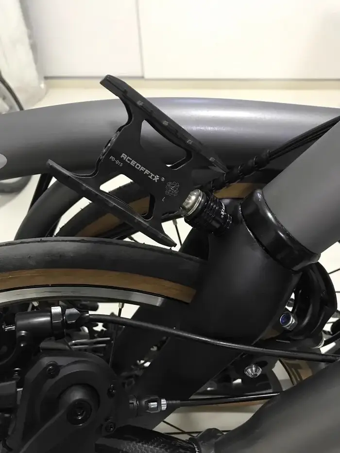 Aceoffix support de pédale pour Brompton t line accessoires de vélo