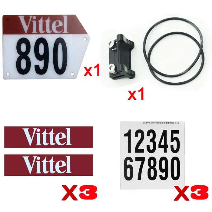 Support de Plaque d'Identification pour Vélo de Course