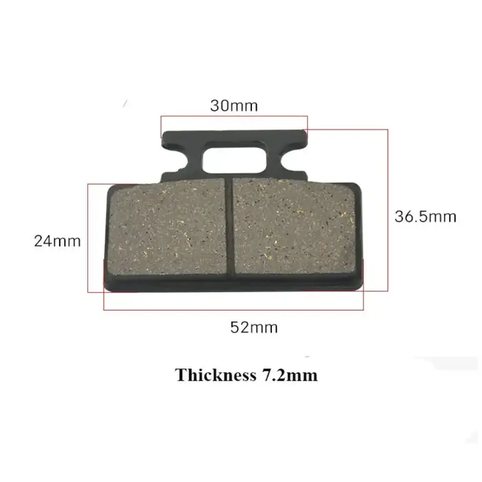 Plaquettes de Frein à Disque Avant et Arrière pour Moto Électrique