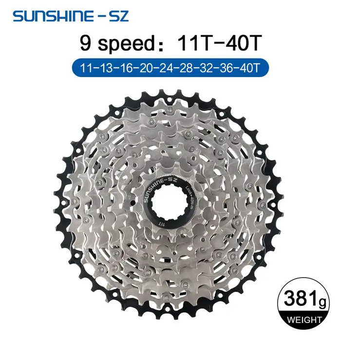 SUNSHINE – Cassette de vélo de montagne 8 9 10 11 12 vitesses, roue libre Extra légère 40 42 45 46T