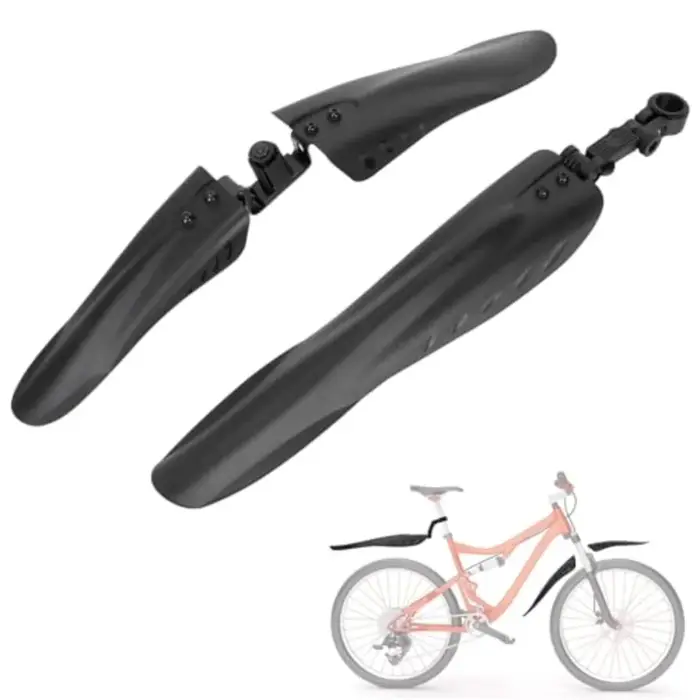 Ensemble de garde-boue pour vélo, réglable, universel, avant et arrière, 22-27,5 pouces, garde-boue 