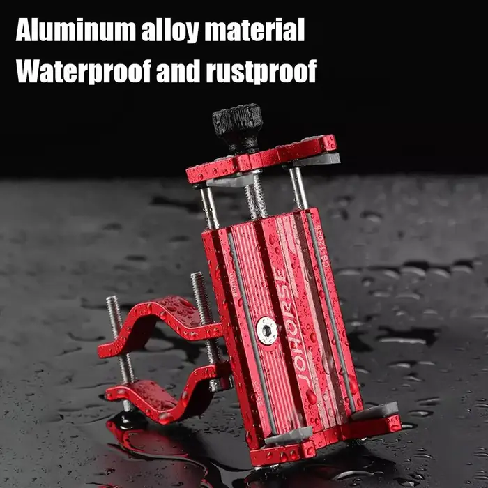 Support de téléphone portable réglable en alliage d'aluminium pour scooter