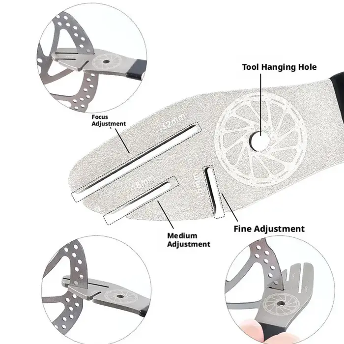 Outil de redressage de disque de frein de vélo