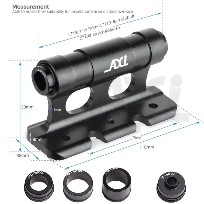 AXI – fourche de vélo, support de toit