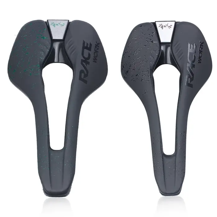Selle de vélo VTT et route RACEWORK RK90 professionnelle ultralégère en nylon avec rail acier chrome-molybdène pour homme triathlon et course TT