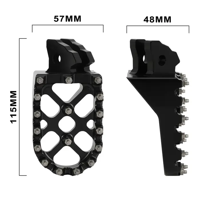 Super ebike Talaria Sting X3/MX3/MX4/MX5 vélo tout-terrain électrique en alliage d'aluminium clouté repose-pieds