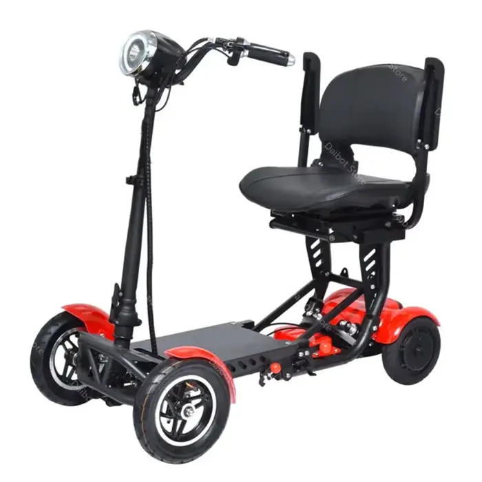 Promotion de Scooter électrique de 10 pouces personnes âgées 36V250W Scooters de mobilité pliables à double moteur 4 roues avec grand accoudoir vitesse maximale 18