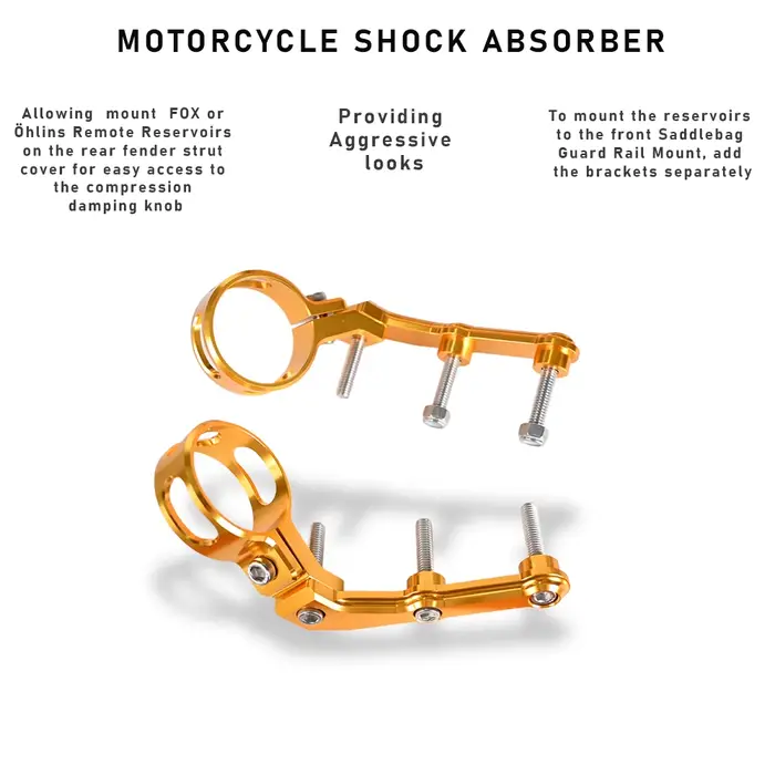 Supports de réservoir de télécommande d'amortisseur