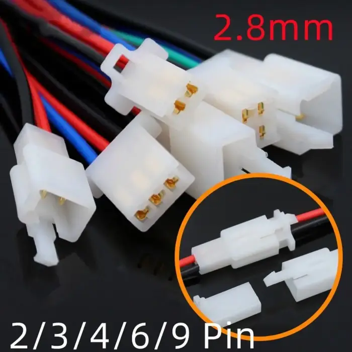 Connexion moto Ebike Terminal prise Kits mâle femelle câble automobile fil électrique