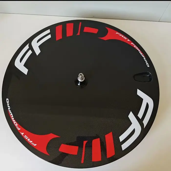 700C T800 seulement roue arrière de vélo de route en Fiber de carbone roues à disque