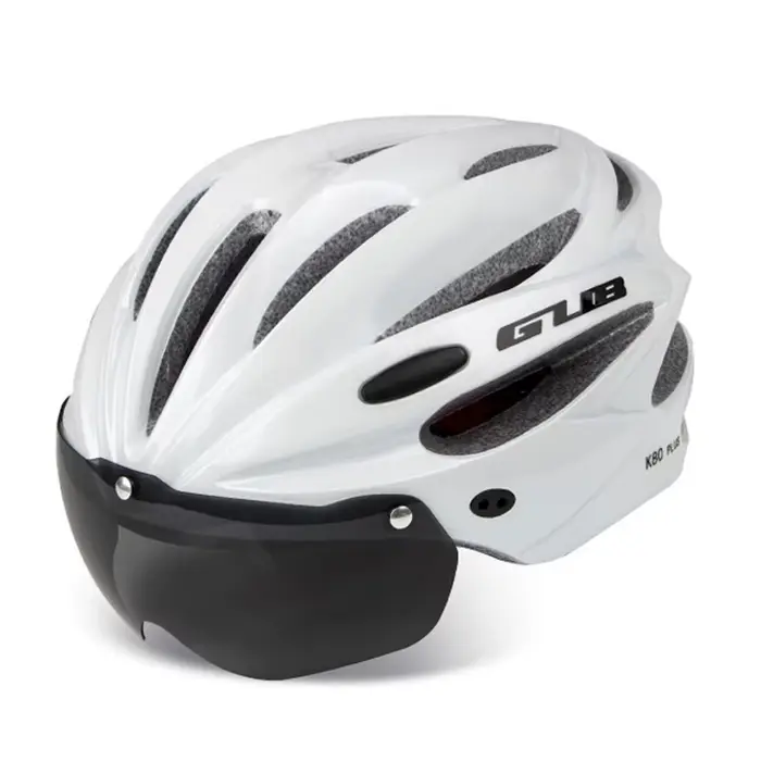 Casque de vélo GUB avec lunettes magnétiques coupe-vent casque de vélo lunettes à bord intégré casqu