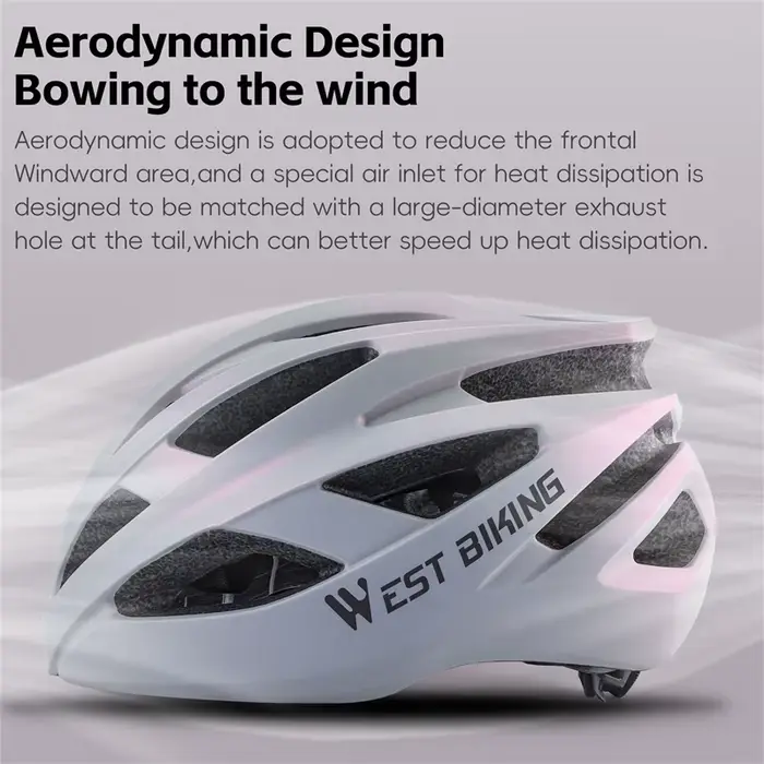 WEST BIKING-Casque de vélo léger intégré pour femme