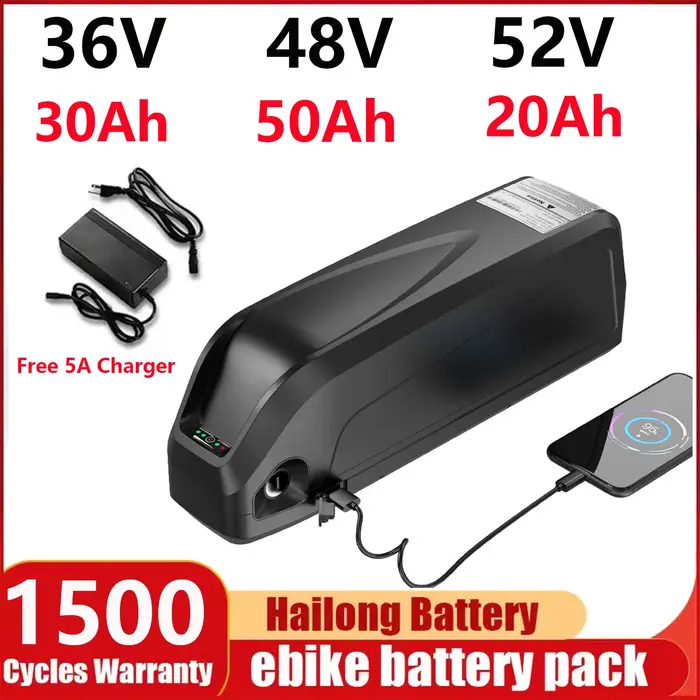 48v 45ah Ebike Hailong batterie Velo 48v bicicleta eléctrica Cham Rider 36 52v60 72v 20 25 30ah 35 4