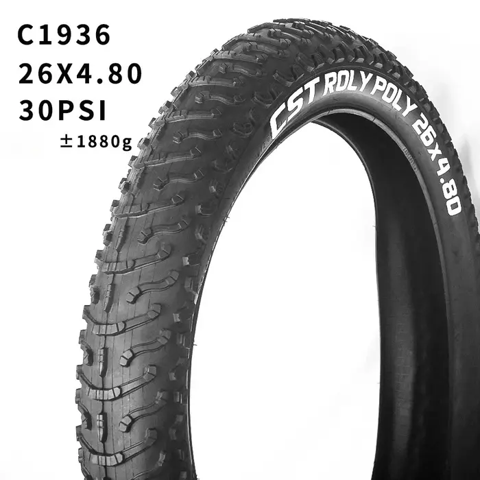 Vélo ATV pneu vélo de plage pneu 26x4.80 ville gros pneus vélo de neige pneus fil perle pour gros vélo électrique CST 26 pouces 122-599