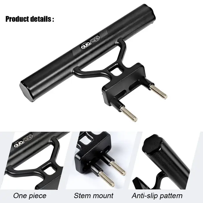 OUO support d'extension de guidon de vélo ultraléger en alliage d'aluminium, accessoire de cyclisme