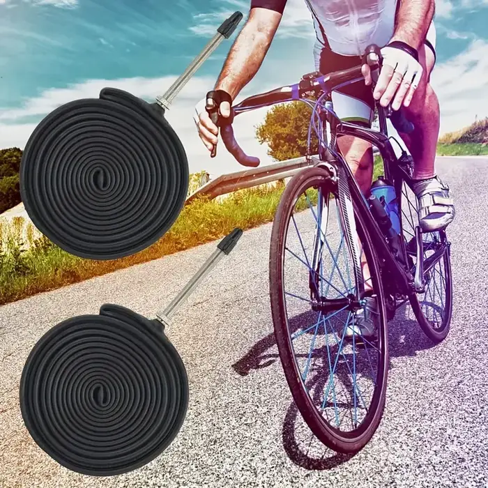 2 chambres à air de vélo 700c pour 700x32-40c, 700x23-28, chambre à air de vélo de 28 pouces pour vélo de route, vélo de gravier, VTT