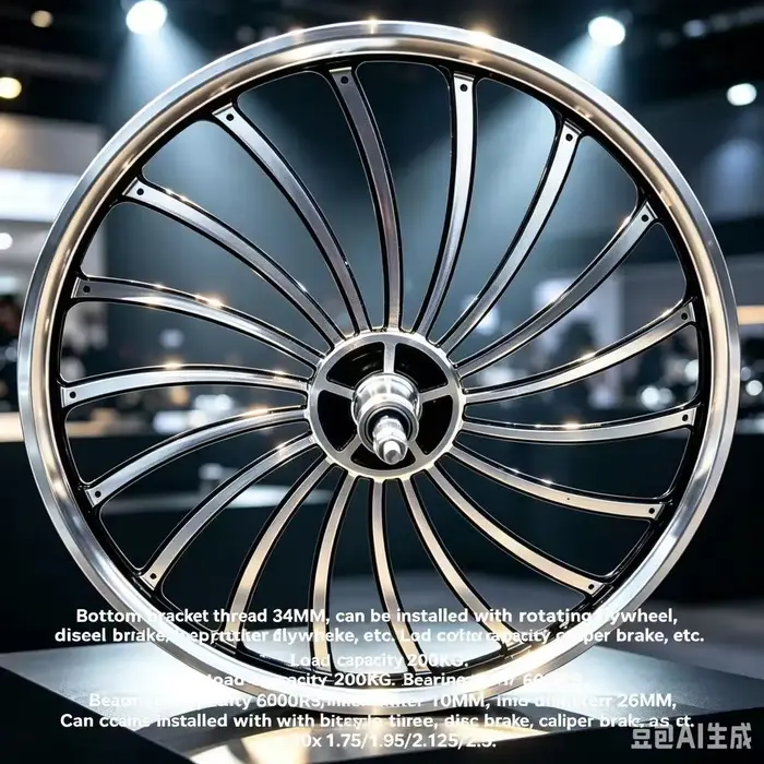 Jeu de roues de vélo 16 et 20 pouces, moyeu de roue de vélo pliant en alliage d'aluminium avec frein