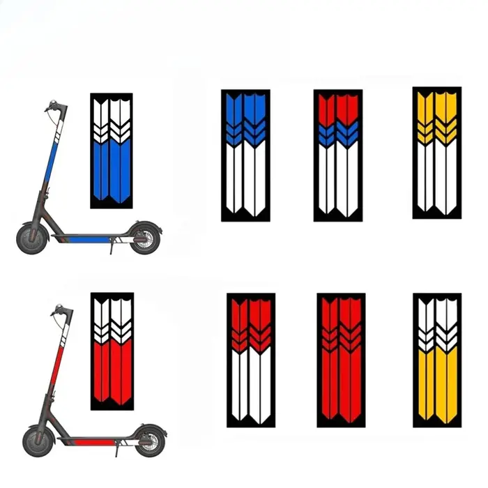 Autocollant réfléchissant en PVC pour Scooter