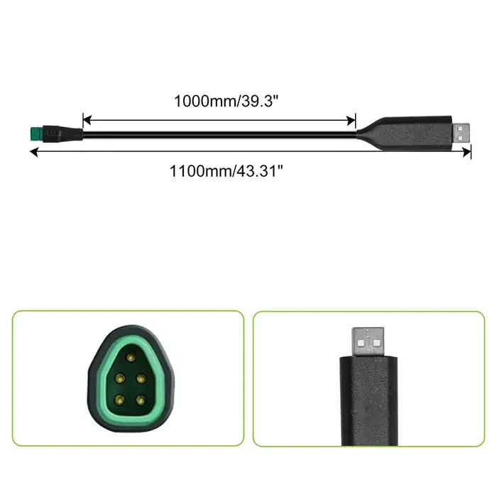 Câble de programmation USB pour moteur d'entraînement central de vélo électrique