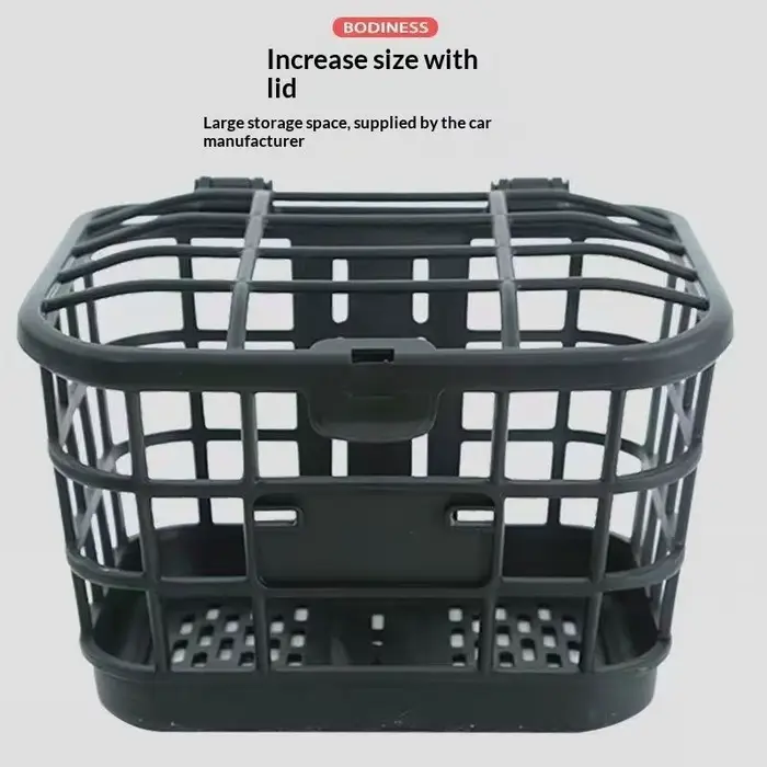 Nouveau panier avant noir pour vélo