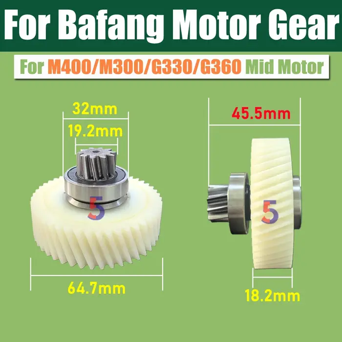 Pour Bafang M400 G330 moteur central ensemble d'engrenages en Nylon pièce de rechange pour Ebike