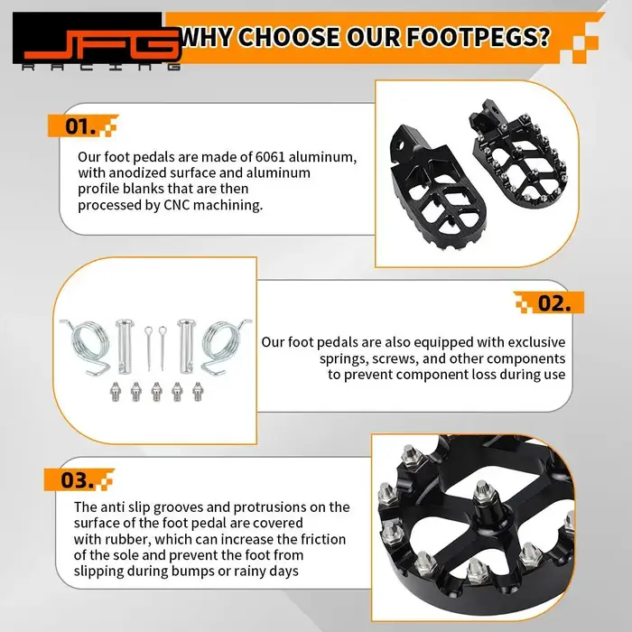 Repose-pieds pour moto électrique tout-terrain Surron Lightbee Talaria