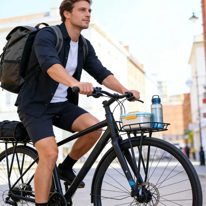 Porte-bagages avant pour vélo