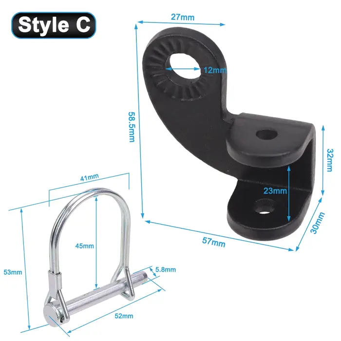 Attelage de remorque pour vélo HEPPE, attache de remorque enfant, attache de remorque cargo, adaptat