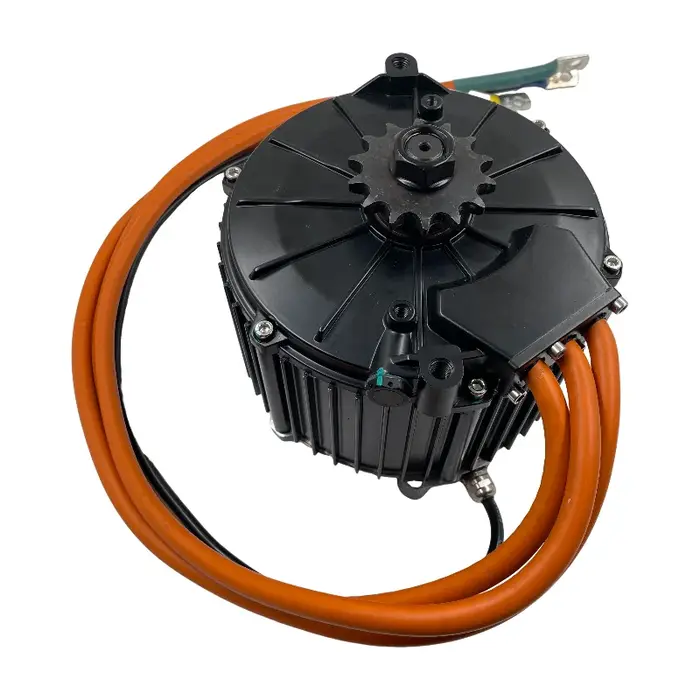 QSMOTOR-Moteur PMSM à Entraînement Central pour Imagomoteur Électrique, Vélo D343, 165, 50H, 10KW