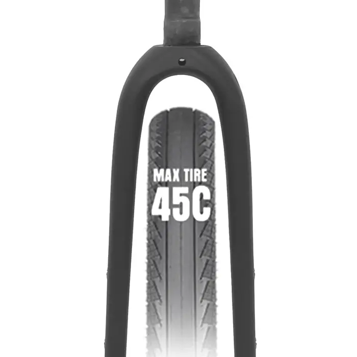 Fourche avant de vélo en gravier