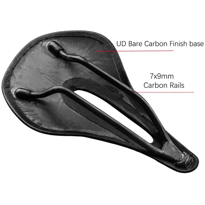 Selle de vélo de route ELITAONE MTB en carbone super légère 89±5g