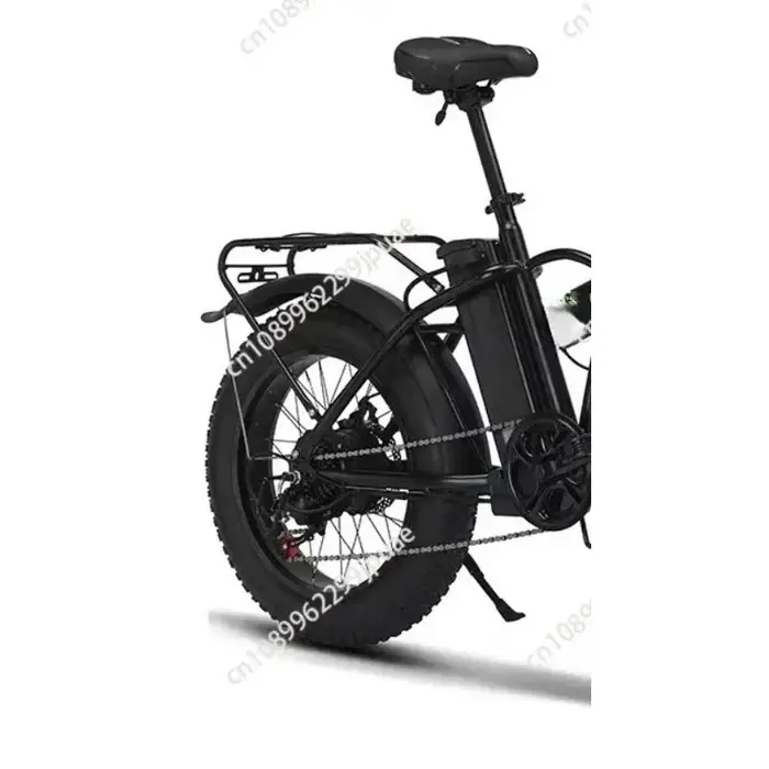 Vélo électrique pliable hybride à pneus larges de 20 pouces