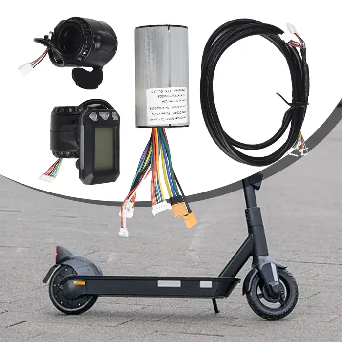 24/36V 350W avec écran LCD moniteur jeu de freins contrôleur e-scooter électrique Scooter vélo pièces d'équipement de cyclisme