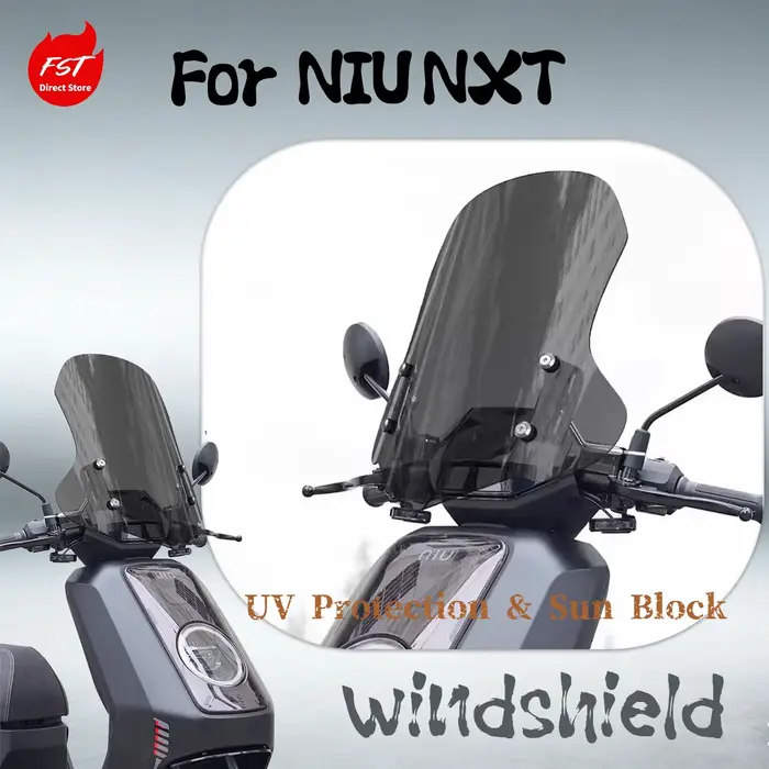 Pare-brise avant NIU NXT NXL NLT NX - Protection contre le vent élégante et fonctionnelle pour les conducteurs de scooters électriques