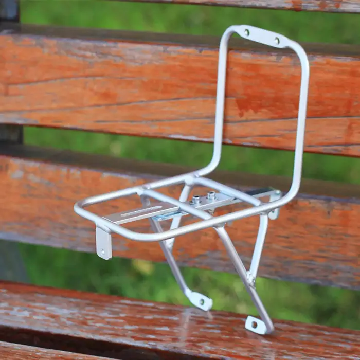 Porte-vélo avant en alliage d'aluminium, support de chargement robuste pour tourisme, cyclisme, déplacements, Shopping, voyage, Camping
