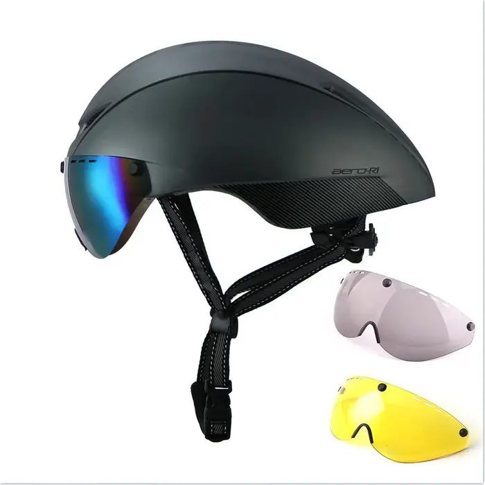 Nouveau YUMAJ TT casque lunettes Aero route casques de vélo course cyclisme