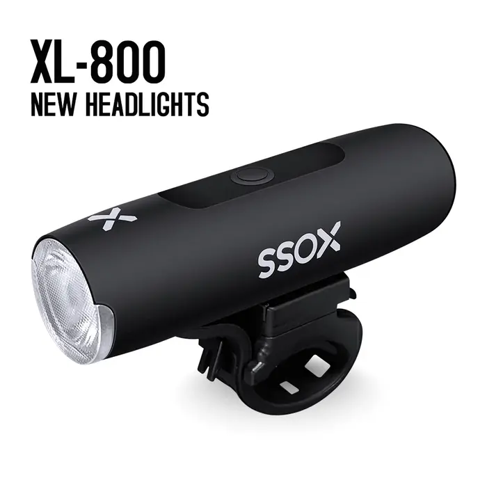 XOSS XL 800 vélo lumière phare étanche USB Rechargeable route vtt avant lampe vélo lumière aluminium