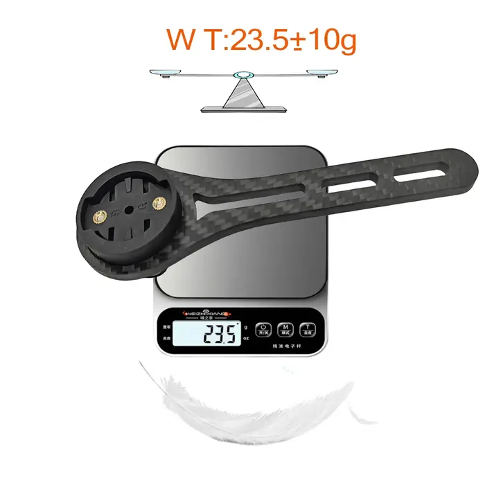 Support de compteur de vélo en fibre de carbone
