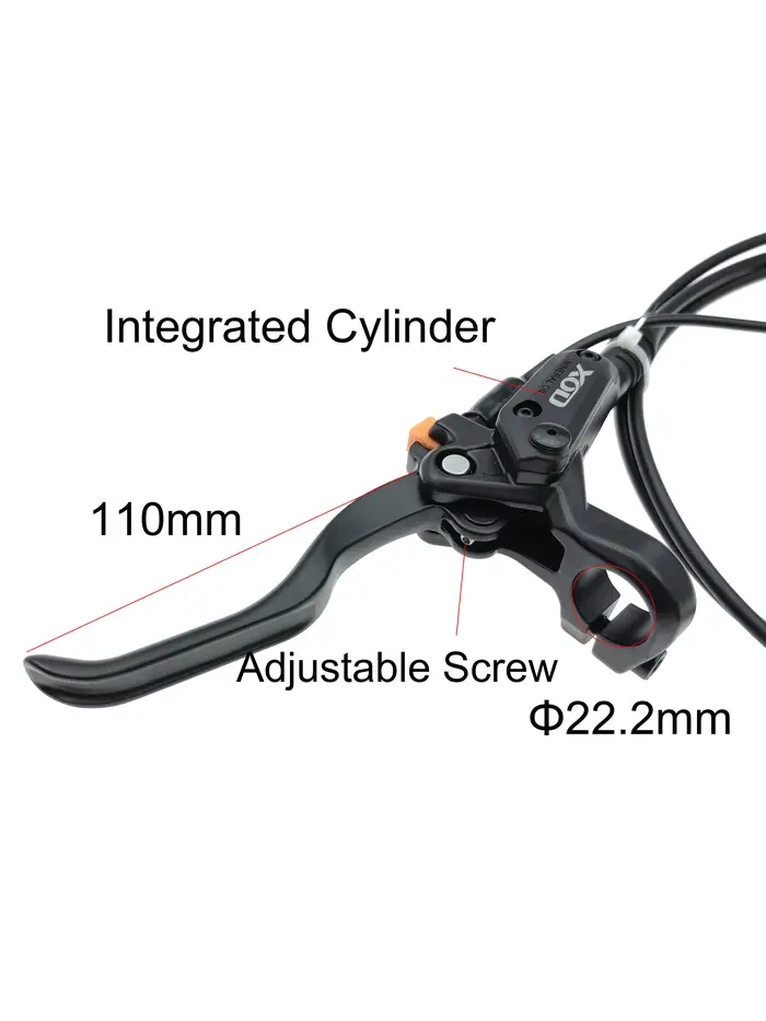 XOD e-bike vélo pliant électrique vtt frein à disque hydraulique mise hors tension pour la conduite
