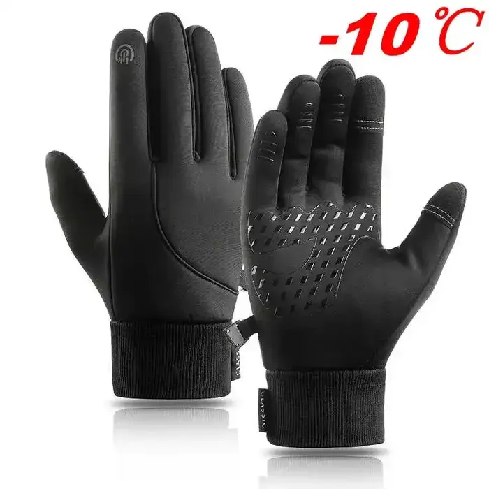 Gants de cyclisme imperméables pour l'hiver