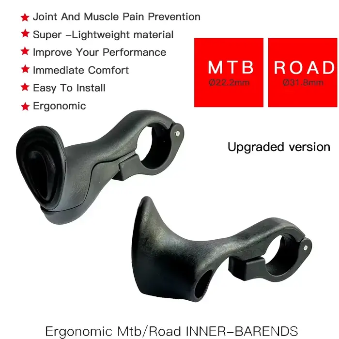 Embouts de guidon ergonomiques pour VTT