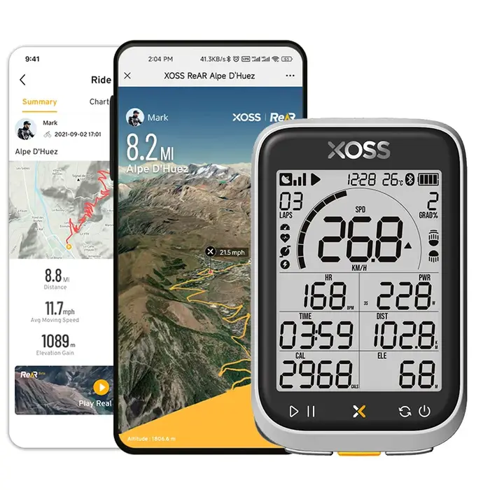 XOSS G3/G3 + GPS ordinateur de vélo G/G + Gen.3 compteur de puissance Cadence vitesse
