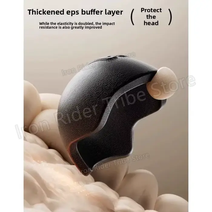 Casque demi-intégral grande taille 62-72 cm