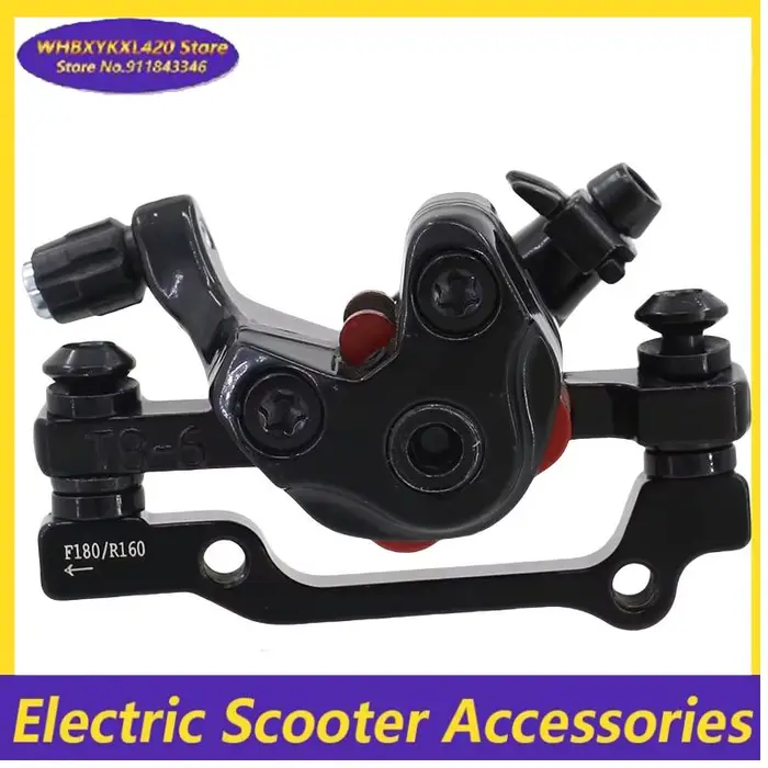 Frein à disque pour trottinette avec étriers mécaniques élégants, adapté à la modification d'accessoires de trottinette électrique