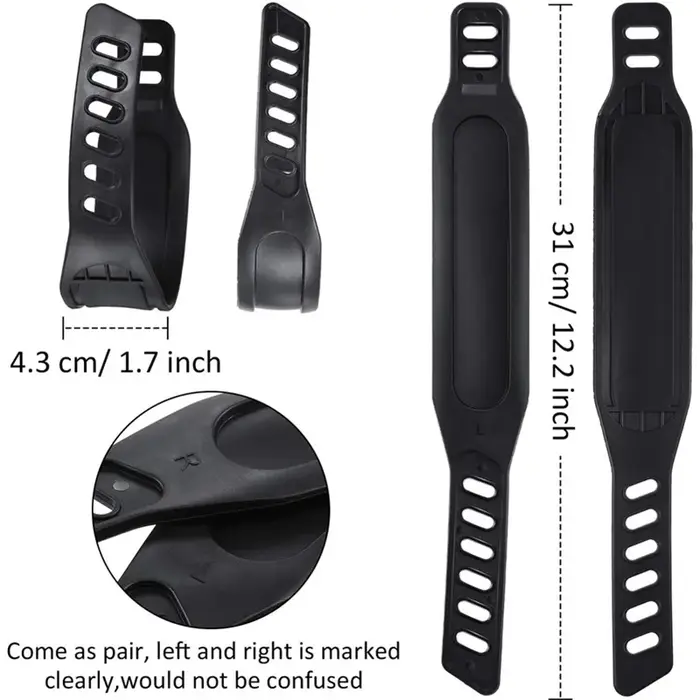 1/2 paires de sangles de pédale de vélo d'exercice, sangles universelles pour étriers de vélo de Fitness, longueur réglable, accessoires de vélo pour l'entraînement à domicile