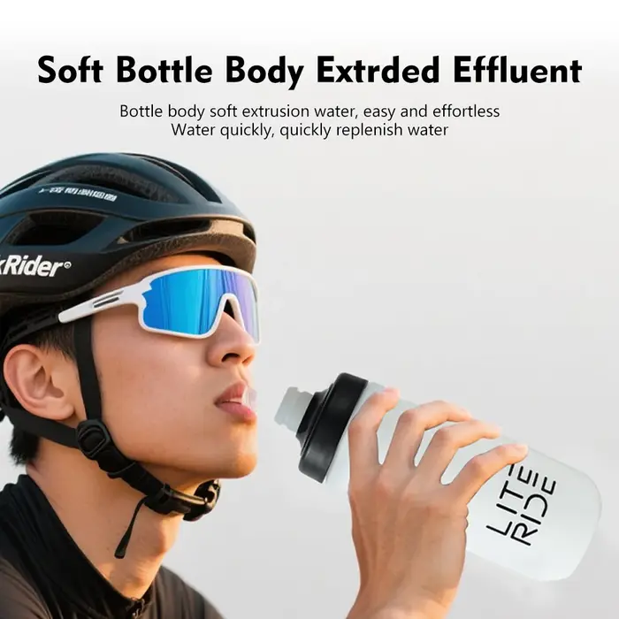LITERIDE bouteille d'eau de vélo 610/710ML PP tasse de sport bouilloire de cyclisme Camping en plein air randonnée
