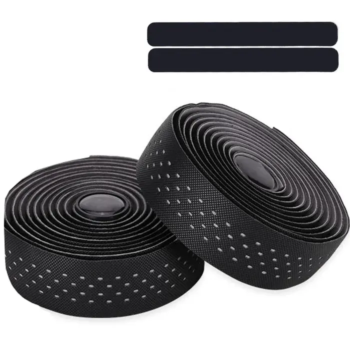 Bande de guidon de vélo, gravier de route, poignées respirantes, sangle de ceinture de barre, antidé